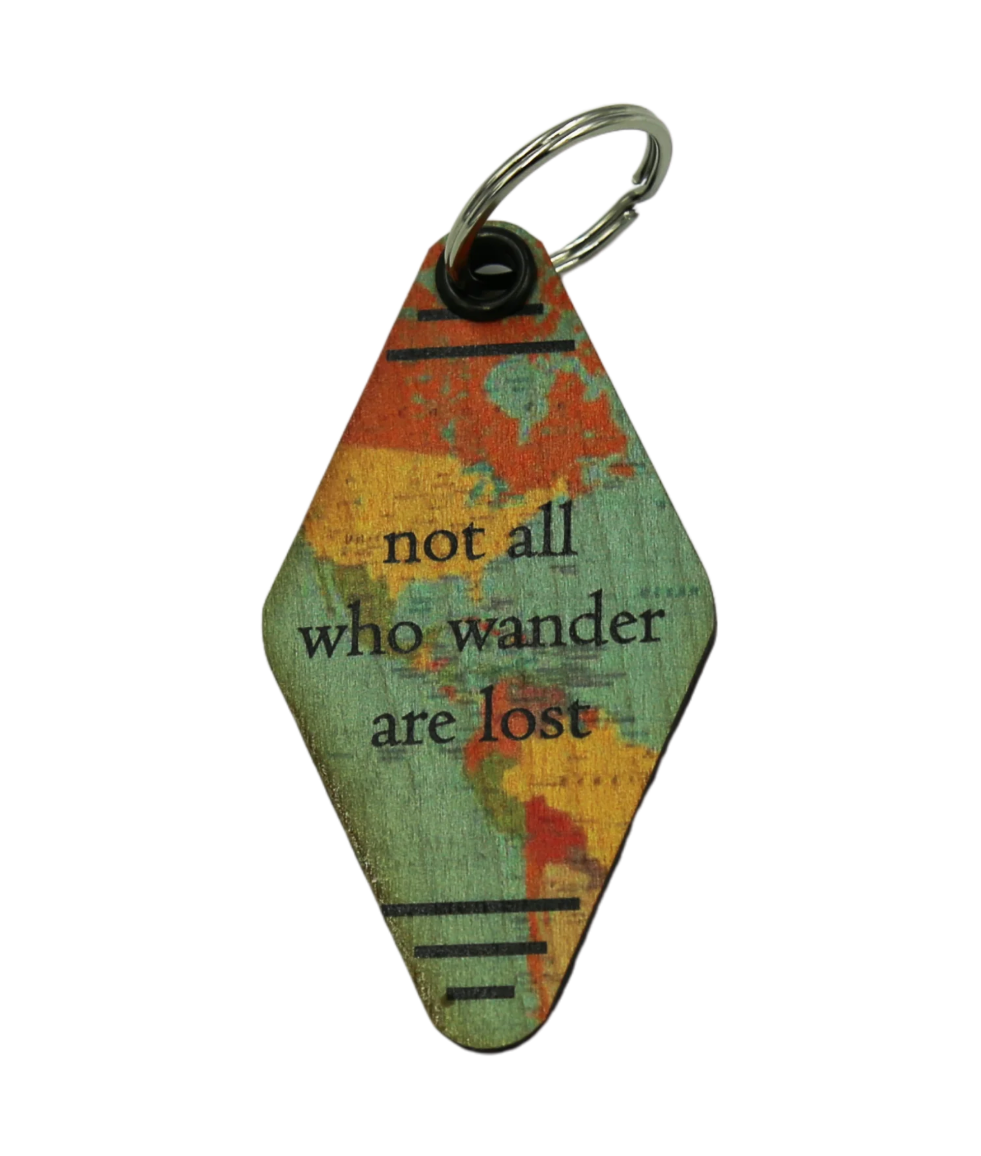 Keychain - Not All Who Wander Are Lost