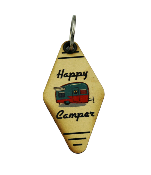 Keychain - Happy Camper