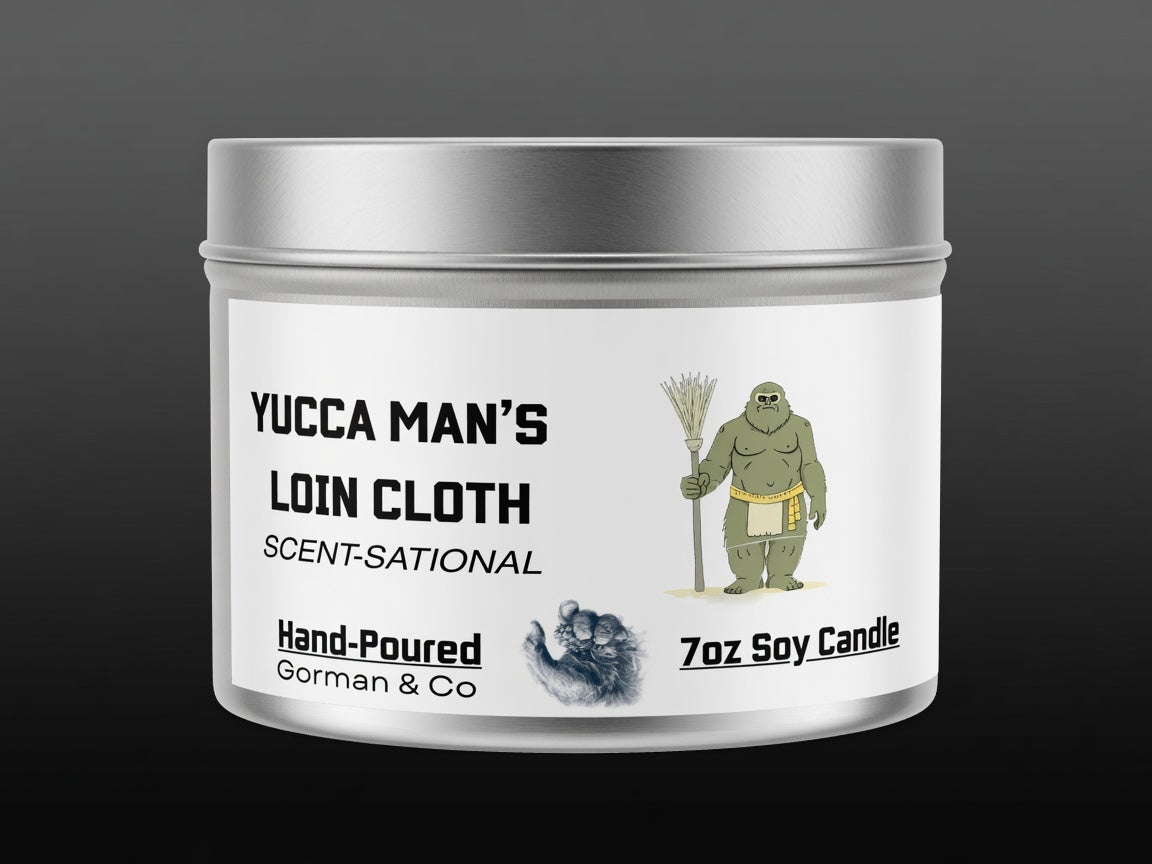 Yucca Man's Loin Cloth - 7 oz Soy Candle