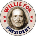 Willie for President Cheeky Magnet